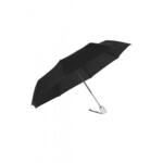 Тройно сгъваем черен автоматичен чадър Rain Pro