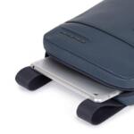 AKRON Вертикална чантичка за рамо с отделение за iPad AIR - iPad Pro 9,7/iPad 11" в тъмно син цвят