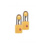Travel Accessories TSA Катинарче с ключе жълт цвят 2 броя в сет