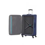 Куфар American Tourister на 4 колела, колекция Heat Wave, 80 см, тъмносин