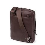 Tallin Вертикална чантичка за рамо с отделение за iPad MINI_ MINI 2_ iPad MINI 3 тъмно кафяв цвят