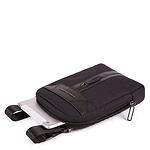 Trakai Вертикална чантичка за рамо с отделение за iPad MINI_ MINI 2_ iPad MINI 3 черен цвят