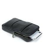 Obidos Вертикална чантичка за рамо за смартфон в черен цвят