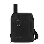 HAKONE Вертикална чантичка за рамо с отделение за iPad MINI_ MINI 2_ iPad MINI 3 в черен цвят