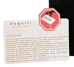 Кожен калъф за карти Bugatti Romano RFID 6CC, кафяв