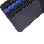 Мъжки Портфейл Nava Twin 4 CC, RFID - защита и монетник, синьо/черно-Copy