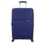 American Tourister Sunside спинер на 4 колела 77 cm с разширение в тъмно син цвят