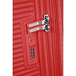 American Tourister Soundbox спинер на 4 колела 77cm с разширение в Червено Корал