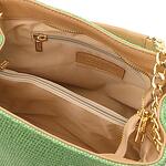 Дамска чанта от естествена кожа със сламен ефект Tuscany Leather TL BAG TL142208