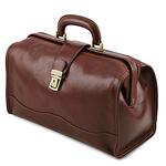 Лекарска чанта от естествена кожа Raffaello TL141852 Tuscany Leather