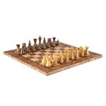 Луксозен ръчно изработен шах Manopoulos - 40x40 см, 7.6 см фигури