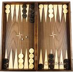 Комплект шах и табла Oreshak, уникални вариации, 48x48 см