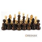 Дървени фигури за шах Oreshak, 90 мм