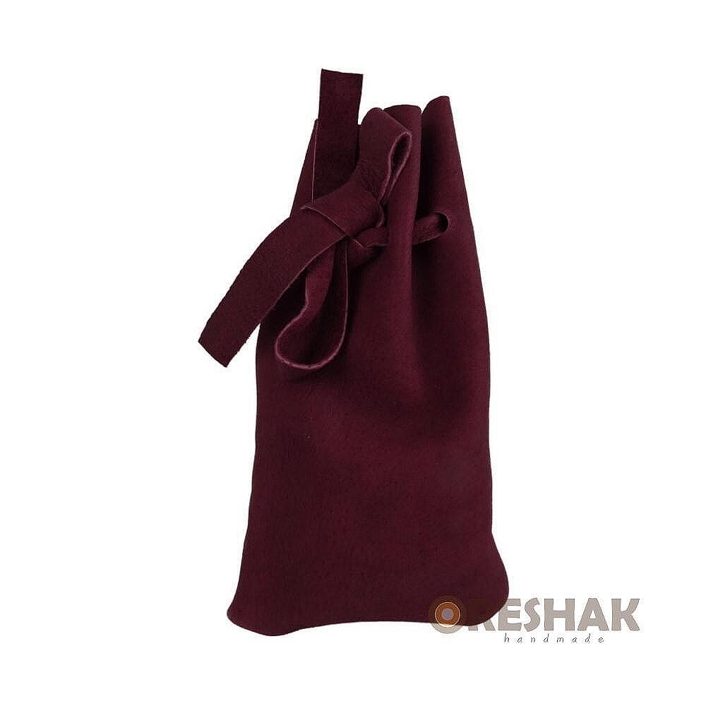 Пулове за табла Oreshak, от кост, със зарчета от рог, кожена торбичка