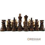 Дървени фигури за шах Oreshak - Стаунтон 5, в памучна торба