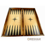 Кутия за шах и табла Oreshak, бук - ситопечат, 48x48см