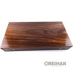 Кутия за табла Oreshak, естествен фурнир, орех/бук, 48x48 см
