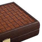 Карти за игра Manopoulos, дървена кутия с кожен принт