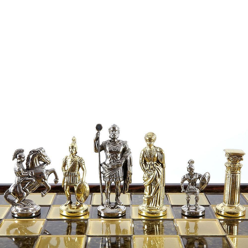 Луксозен шах Manopoulos - Гръцко - Римска война, 41x41 см