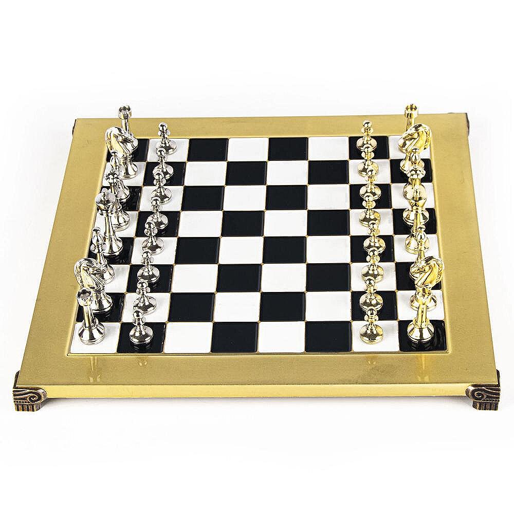 Луксозен шах Manopoulos - Staunton Brown, 36x36 см-Copy