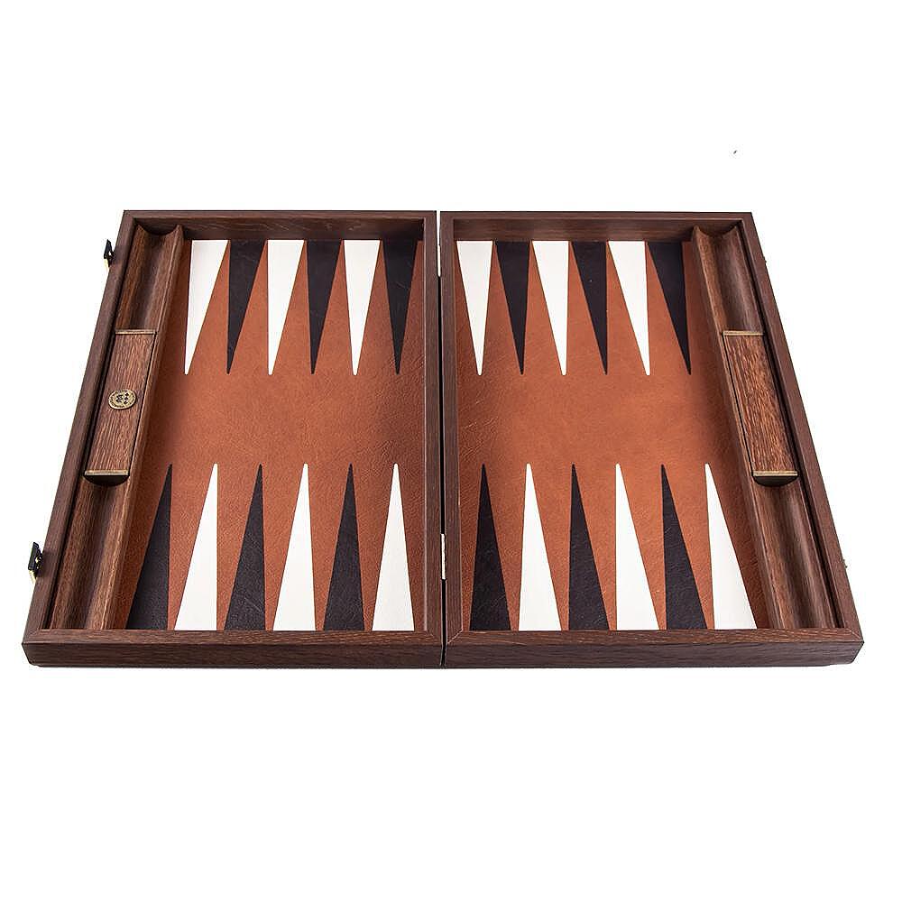 Табла за игра Manopoulos - Caramel Brown, еко кожа, 60x48см Табла за игра Manopoulos - Caramel Brown, еко кожа, 60x48см
