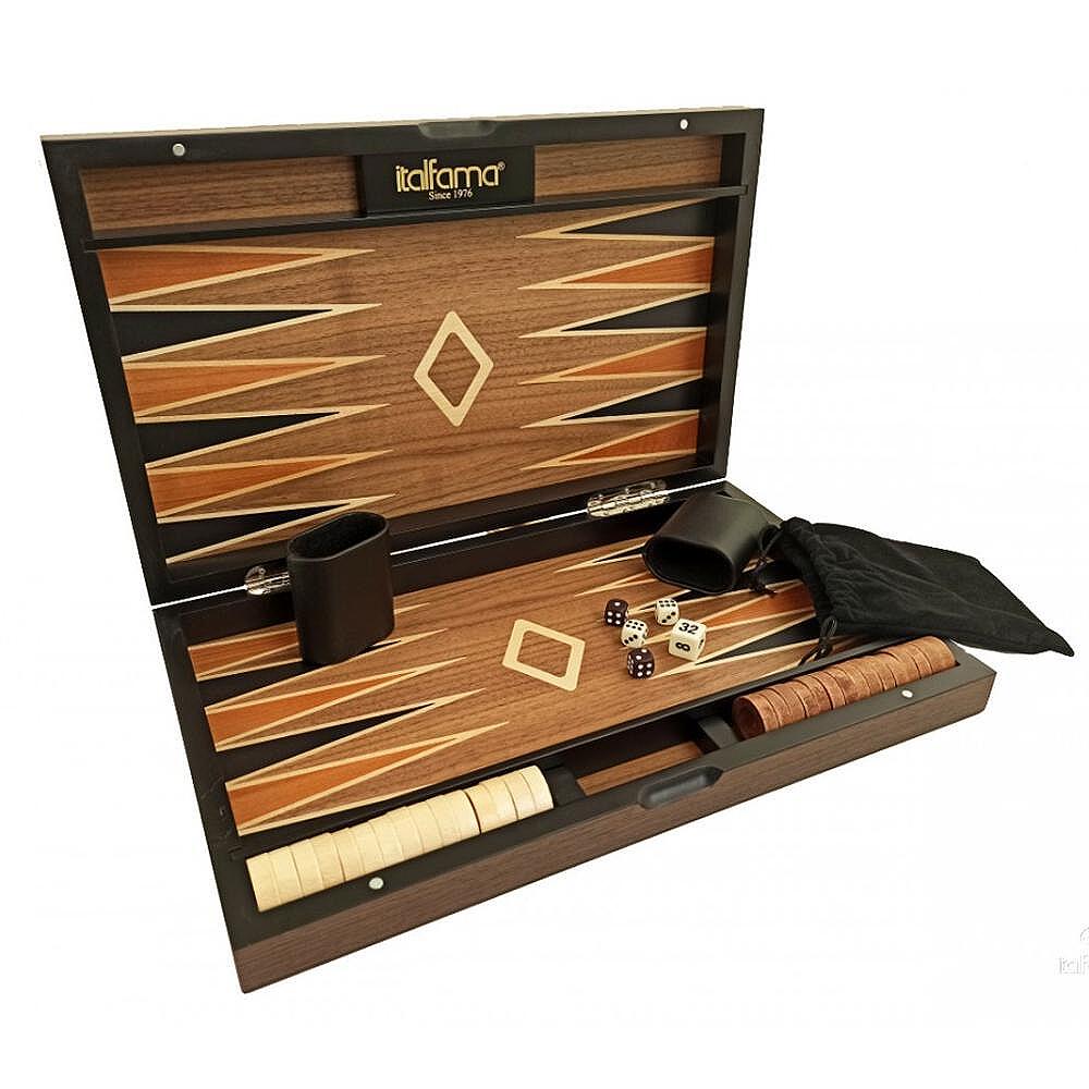 Италианска табла за игра Italfama - Wood Saxon, 38 x 47.4 x 2.8 см Италианска табла за игра Italfama - Wood Saxon, 38 x 47.4 x 2.8 см