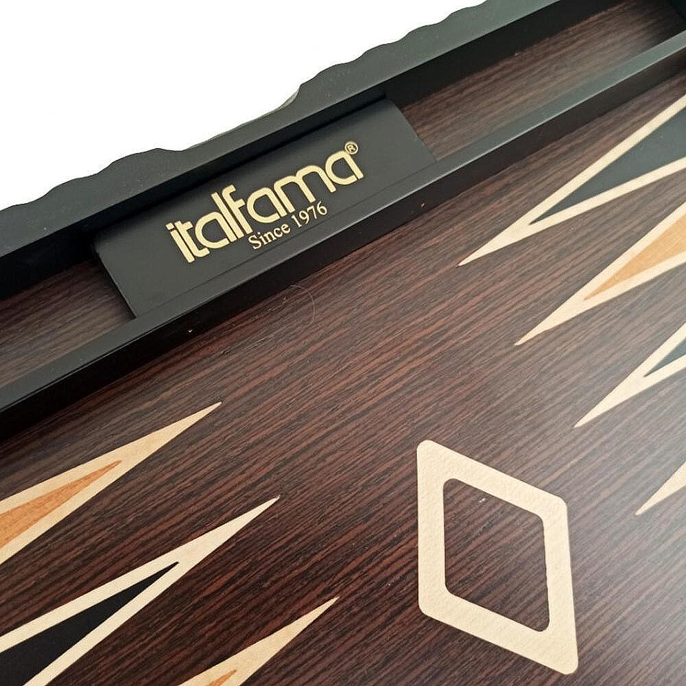 Италианска табла за игра Italfama - Hadncarved Venge, 47.5 x 38 x 5см