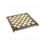 Луксозен ръчно изработен шах Manopoulos - махагон 20x20 см