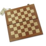 Комплект шах и табла Manopoulos -  Махагон, 40x38 см