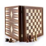 Комплект шах, табла и дама Manopoulos - Classic Style, 41x41 см