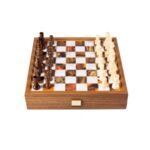 Комплект шах и табла Manopoulos, 27x27 см