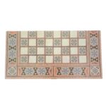 Комплект шах и табла Manopoulos - Маслиново дърво, 40x38 см-Copy
