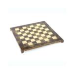 Луксозен ръчно изработен шах Manopoulos - венге 20x20 см-Copy