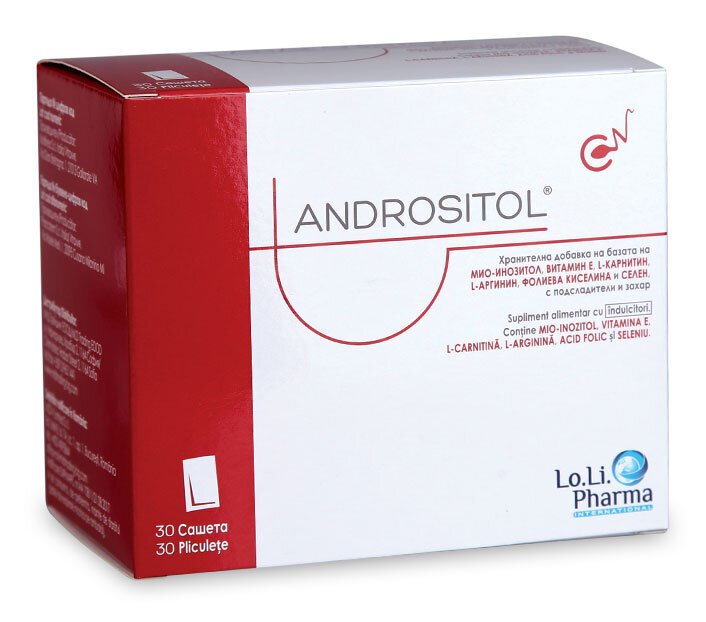 Pack De 2 Boîtes ANDROSITOL - 30 Sachets X2 - Soutien Fertilité & Santé Masculine - Date Péremption 10/2027