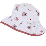 Лятна шапка с UV 15+ защита за момичета с красива периферия