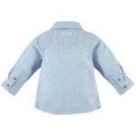 Детска риза с дълги ръкави в светло син цвят