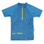 Детска блуза с UPF50+ защита в син цвят