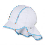 Детска шапка с UV 50+ защита с платка на врата