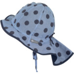 Синя лятна шапка с UV 50+ защита за момичета