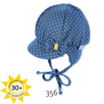 Бебешка шапка от трико с UV защита 30+