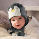 Страхотна бебешка шапка пингвинче