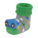Бебешки чорапки с дрънкалка с количка