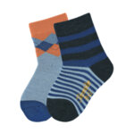 Детски вълнени чорапи от мерино - 2 чифта