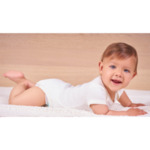 Бебешко боди с къс ръкав от 100% органичен памук