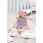 Комплект детска рокля и лятна шапка с UV 30+ защита