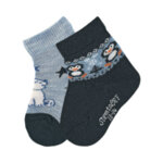 Бебешки вълнени чорапи от мерино - 2 чифта