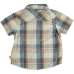 Карирана бебешка риза за момчета