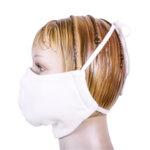 Защитна маска за лице за деца за многократна употреба от 100% органичен памук - трислойна