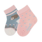 Бебешки вълнени чорапи от мерино - 2 чифта