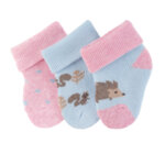 Бебешки хавлиени чорапки - 3 чифта